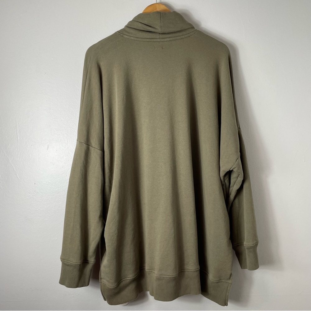 Aerie Sage Green Turtleneck Sweatshirt - Picture 8 of 8